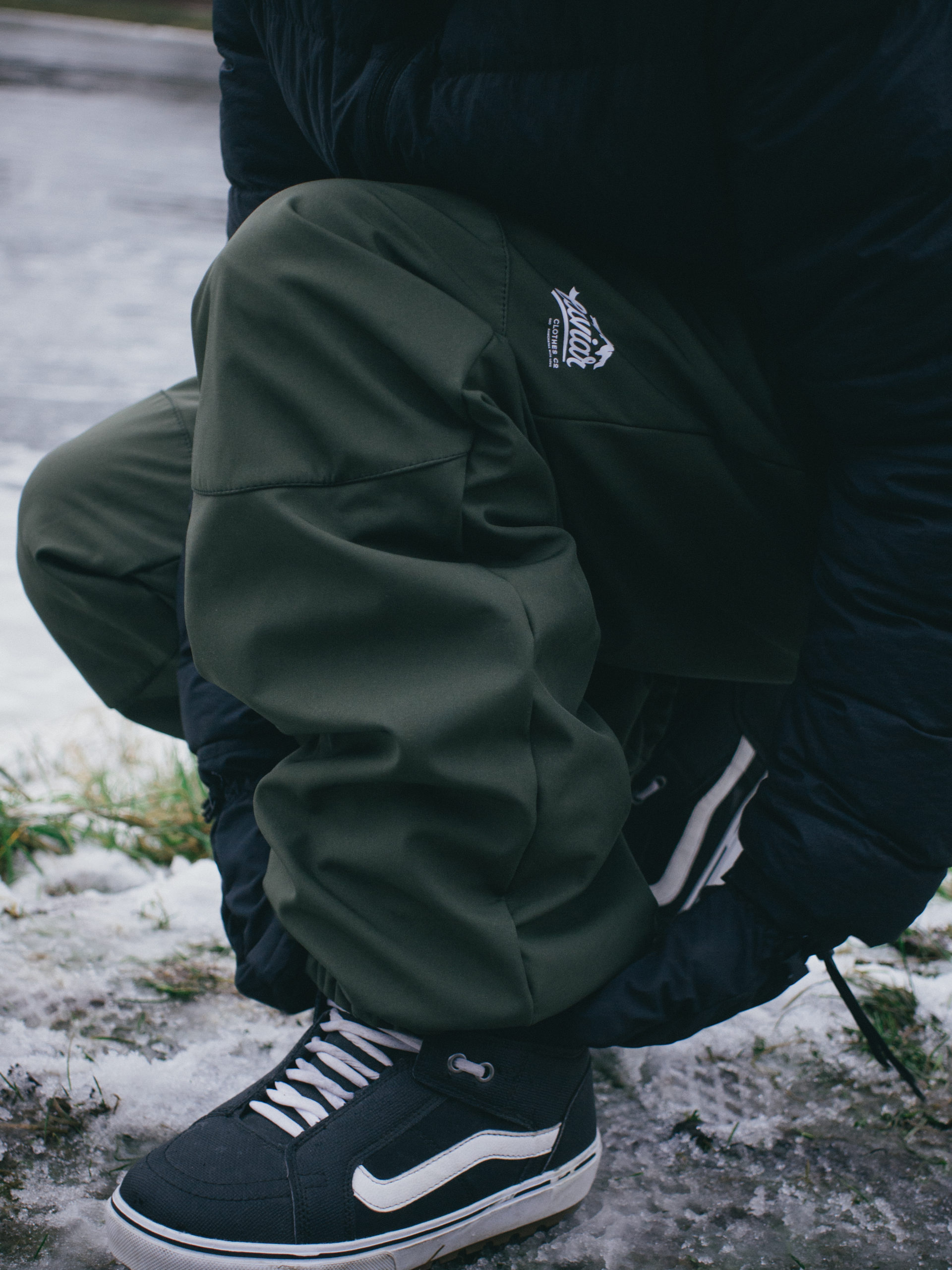 штаны из материала Softshell хаки