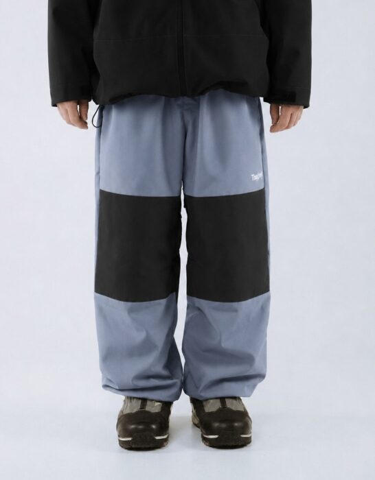 !ПРЕДЗАКАЗ! Сноуборд штаны Snow Easy pants серо-голубые/черные